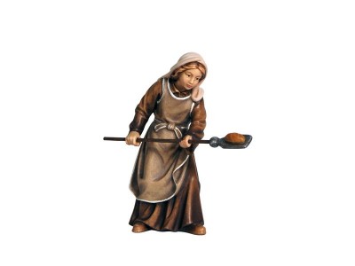Hirtin mit Brotschieber color, RA