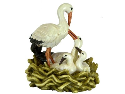 Storchennest lasiert